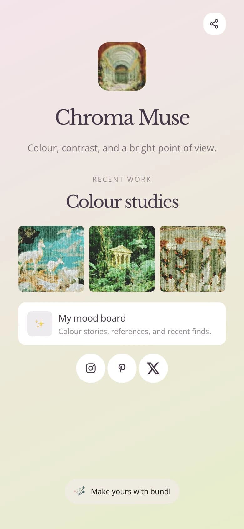 Chroma Muse template preview